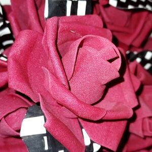 MacKenzie-Childs Inspired Deep Red Faux Roses 50 Rose Heads
